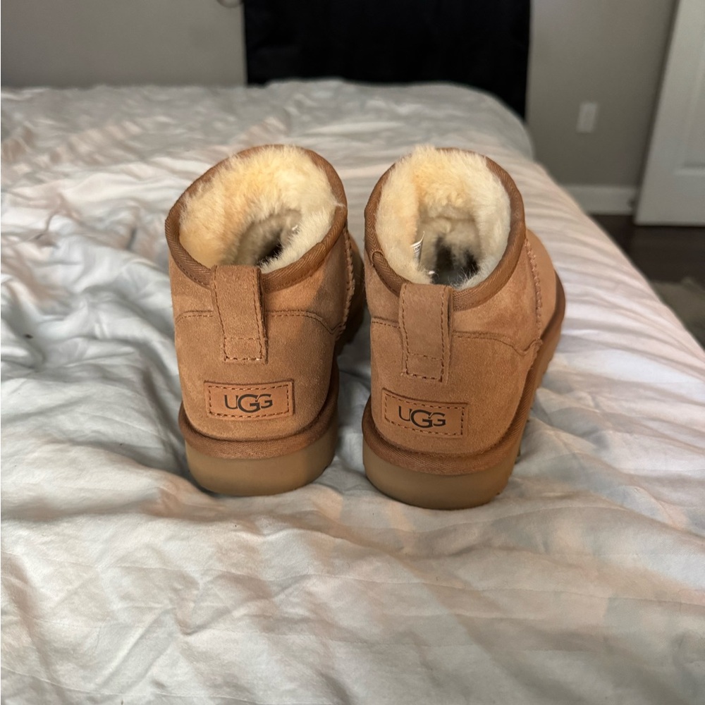 UGG Chestnut Sheepskin Ankle Boots